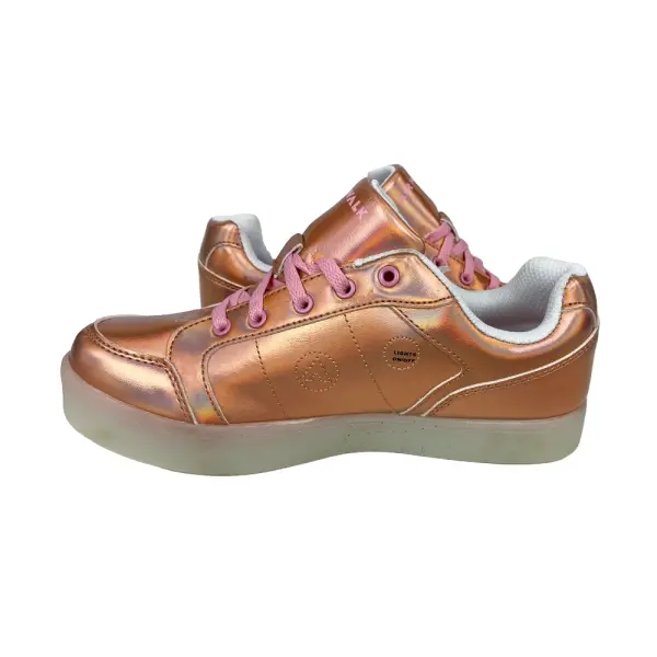 Airwalk Girls’ Light-Up Sneakers – Pink Rose Gold
