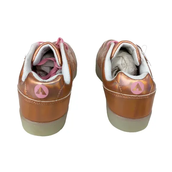 Airwalk Girls’ Light-Up Sneakers – Pink Rose Gold