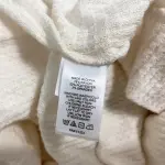 1.STATE Cream Waffle Knit Faux Wrap Sweater