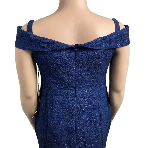 Adrianna Papell Off-Shoulder Formal Dress