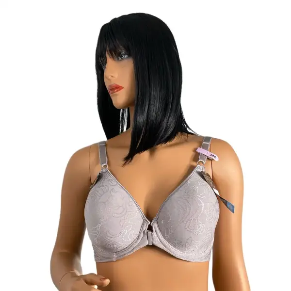 Bali Comfort Revolution Front-Close Shaping Underwire Bra 34D in Warm Steel