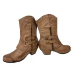 BC Brown Leather Mid-Calf Boots – Women’s Size 6