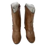 BC Brown Leather Mid-Calf Boots – Women’s Size 6