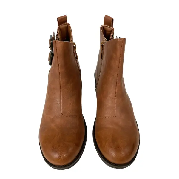 Bella Marie Ryder-18 Tan Ankle Boots