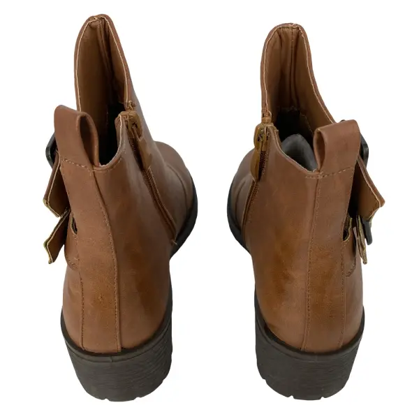 Bella Marie Ryder-18 Tan Ankle Boots
