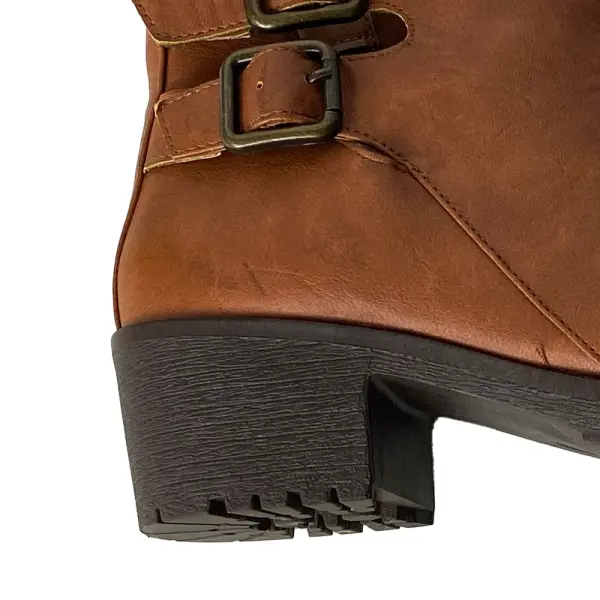 Bella Marie Ryder-18 Tan Ankle Boots