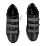 Brash Girls Polly Black Fashion Strap Sneakers Size 4