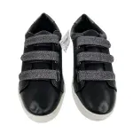 Brash Girls Polly Black Fashion Strap Sneakers Size 4