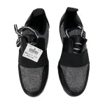 Brash Women’s Cody Black Silver Fashion Sneakers Size 5.5