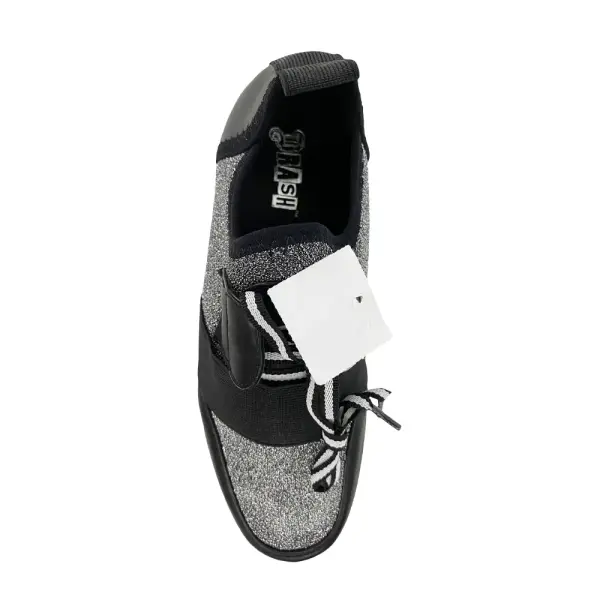 Brash Women’s Cody Black Silver Fashion Sneakers Size 5.5