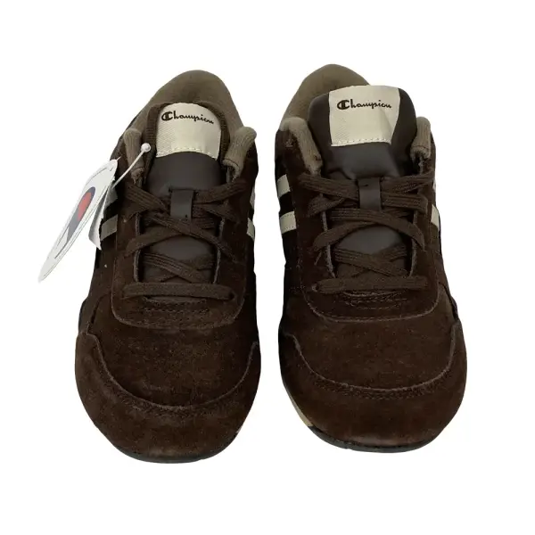 Champion Girls Sneakers Brown and Tan Suede Size 3