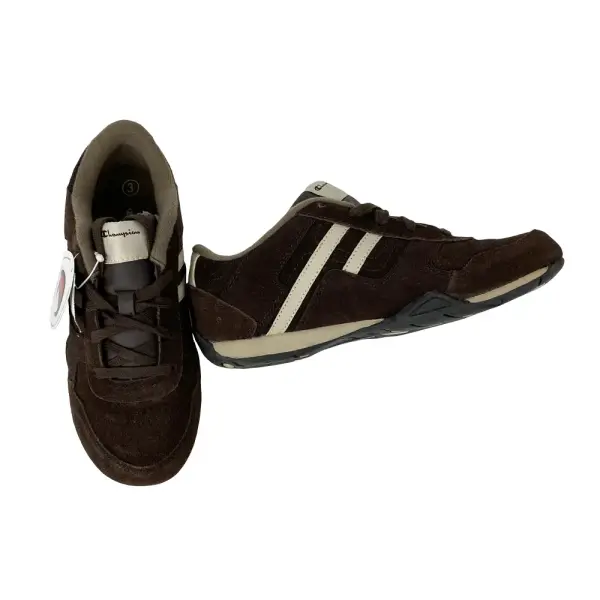 Champion Girls Sneakers Brown and Tan Suede Size 3