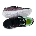 Champion Girls Athletic Sneakers Black Pink Green Size 3.5