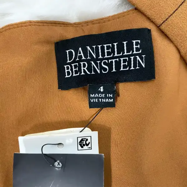 Danielle Bernstein Pintuck Corset Crop Top Size 4