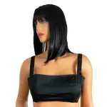 Danielle Bernstein Straight Neck Bralette Crop Top Size 4