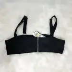 Danielle Bernstein Straight Neck Bralette Crop Top Size 4
