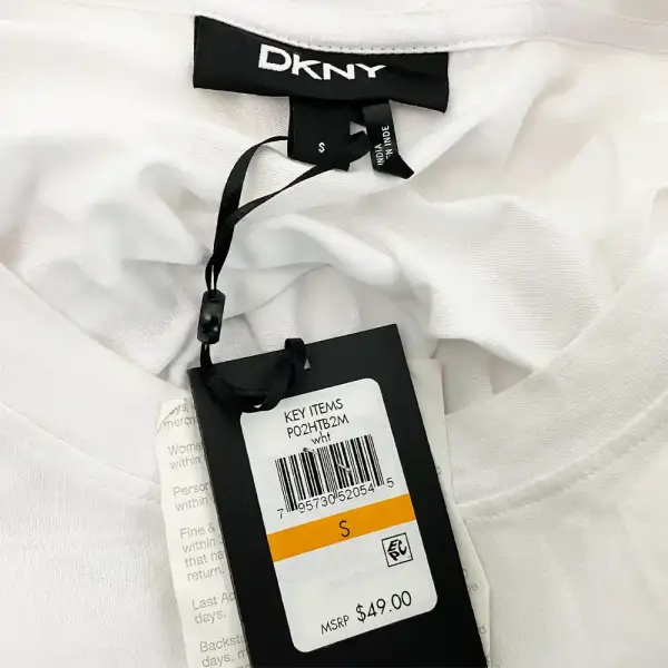 DKNY NYC Skyline Graphic High-Low Tunic