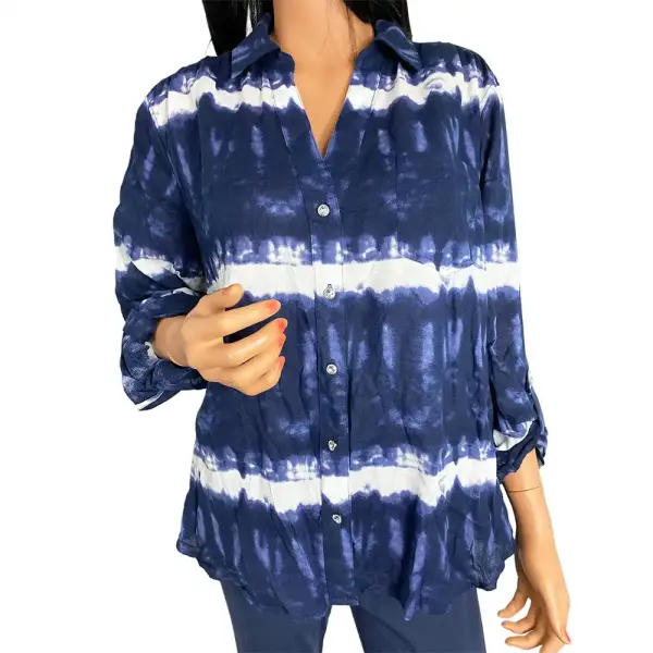 INC International Concepts Tie-Dye Utility Shirt