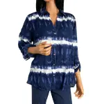 INC International Concepts Tie-Dye Utility Shirt