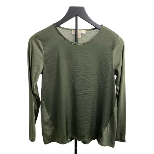 Michael Kors Long Sleeve Crewneck Top