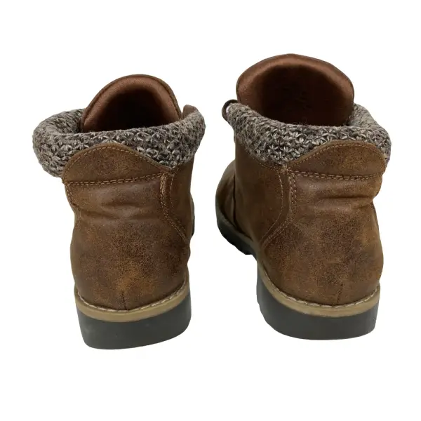 Nine West Go Hike Brown Lace Up Ankle Boots Women’s Size 6.5
