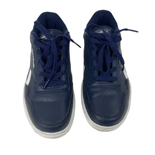 Reebok Galaxy 5 Athletic Sneakers Youth Boys Size 5 Navy Blue Lace-Up Low Tops