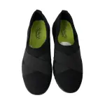 Refresh Comfort Women's Shoes Size 5.5 Black Fabric Slip On Slip Resistant