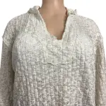 Free People Baja Babe Confetti Speckled Hacci Hoodie Sweater