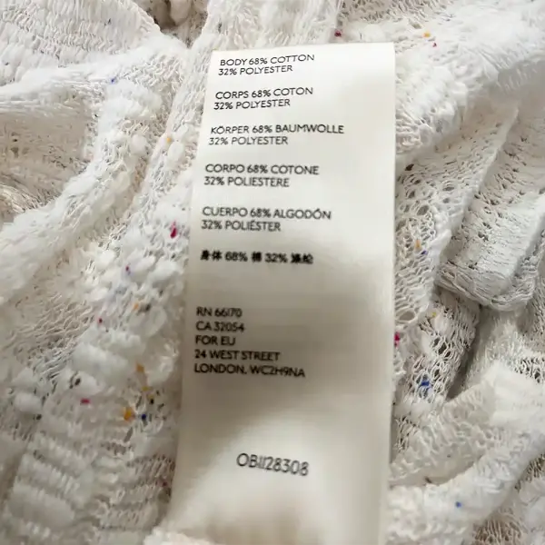 Free People Baja Babe Confetti Speckled Hacci Hoodie Sweater